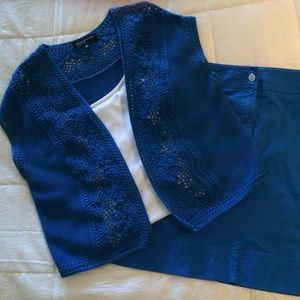 JONES NEW YORK SKIRT & VEST